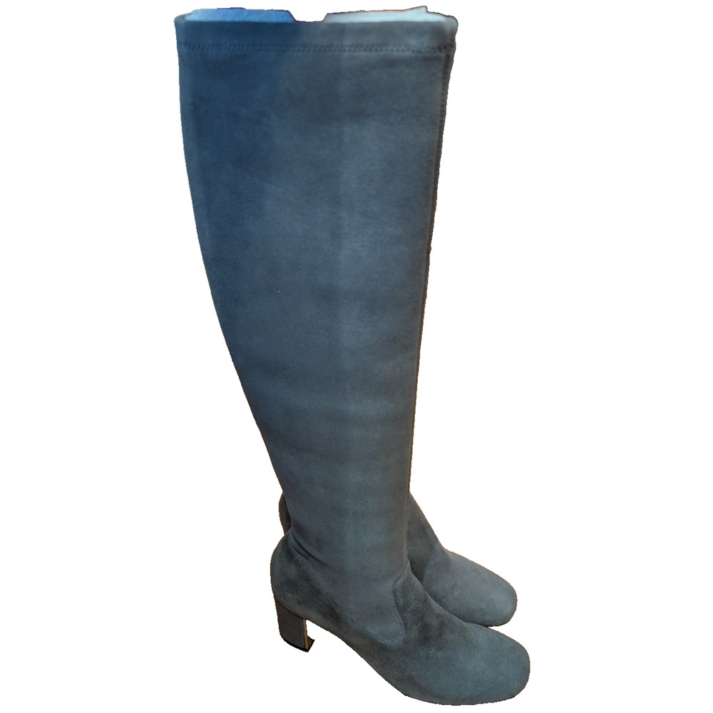 NEW Donald J Pliner Boots Knee high Gray Suede Size 7 NIB